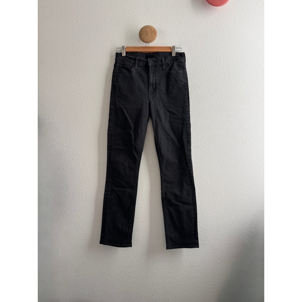 MOTHER The Looker High Rise Skinny Jeans Black Size 27